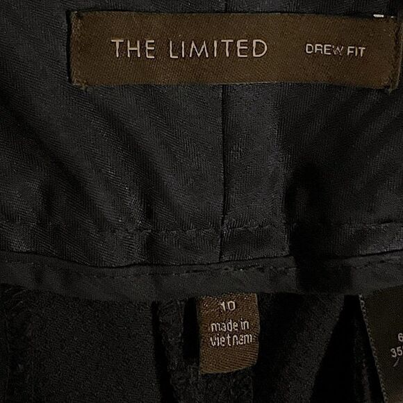 The Limited, Drew-Fit, Lined, Navy, Clasp—Front, Suit/Dress-Slacks/. Size 10. - Picture 9 of 10